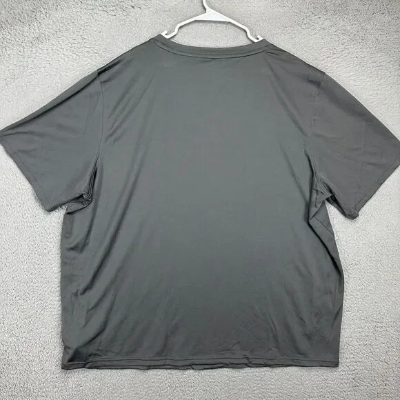 Puma Shirt Adult 4XL Big Tall Dry Cell Grey Running Training Tee Logo Mens NEW
